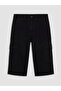 Nevavm Men's Regular Fit Cargo Pocket Jean Shorts with Difference in Color - 5