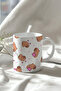 330ml Printed White Ceramic Mug Cup with Cute Teddy Bear Heart Pattern - 3
