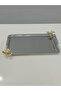 Figured, Metal-Handled, Stainless Steel Rectangular Tray Luxury Presentation Tray - 6