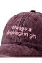 ''Always a Dingiringirin Girl'' Embroidered Washed Cap /''Always a Dingiringirin Girl'' Embroidered Washed Baseball Cap - 2