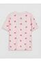 Heart Printed Girls' Shorts Pajama Set (S6) - 3