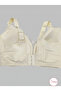 Women's Plus Size Seamless Tulle Detailed Laser Bra (Removable Padded Wire-Free Bra) - 7