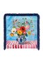 Chinese Vase Fringed Throw Pillow Cover with Flower Bouquet - Navy Blue Vintage Cover with Tassels - 7
