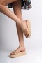 Alice Flat Heeled Thick and Orthopedic Sole Women's Slippers Ctt - Skin - 3