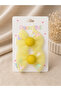 Colorful Glitter Detailed Rubber Buckle Set of 2
