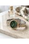 Milano 29mm Green Dial Stone Detailed Double Color Women's Wristwatch - 4