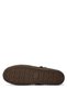 Women's Genuine Leather Brown Suede Ballerina Shoes - 3