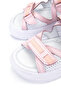 Children's Genuine Leather Pink Flat Sandals - 4