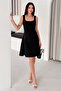 Women's Square Neck Fit&Flare Mini Dress - 2