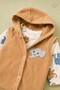 Baby Boy Set 3-Piece Set with Hooded Vest Seasonal Baby Set 6 9 12 - 4