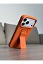 Premium Foldable Kickstand Silicone Case for iPhone 17 Pro - Slim Matte Shockproof Protective Cover