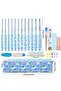 Bee and Daisy Patterned Crochet Set of 12 – Ergonomic Crochet Hooks and Accessories Fully Equipped with a Bag for Knitting