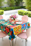 Modern Colorful Striped Tablecloth Stain-Resistant Stylish Design for Garden Balcony - 4