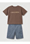 Toddler Boys T-ShirtShort sleeve +Cargo Bermuda, 3-4Y - 3