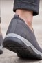 Ultra Light Breathable Smoked Gray Slip-On Sneaker Casual Comfortable Men's Sports Shoes - 5