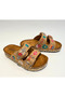 26Y217-7 Stone-Embellished, Buckle-Decorated, Flower-Embroidered Cork Slippers - 6