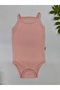 4-Piece Colorful 100% Organic Cotton Baby Bodysuit with Rope Straps and Snap Fasteners - 4