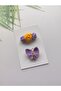 Special Non-Slip, Non-Burning 2-Piece Baby Buckle Set for Babies with Little Hair, Handmade Gift Set - 3