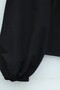Lace Detailed Wide Collar Poplin Shirt with Elastic Sleeves - Black - 7