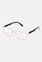 Men WRJ1778S Rectangular Reading Glass, Rose Gold - 3