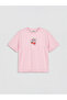 Lcw Kids Pink Printed Girls' Shorts Set - 3