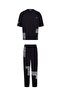 Ethnic patterned oversize tracksuit set