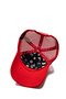 Mesh Red Hat with Letter Patch Detail |   Sports Hat Suitable for Daily Use - 3
