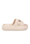 292 F-P Ecru Girls' Slippers - 4