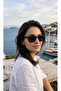 Selene Matte Black Wayfarer Sunglasses Classic Unisex Model with Uv400 Protection