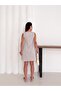 Women's Crew Neck Thick Strap Waterway Fabric Summer Slim Vacation Casual Dress - 6