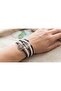 Women’s Charm Multi-Layer Bracelet – Braided Leather Style Wristband - 2