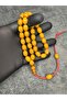 High-End Collectible Squeeze Amber Prayer Beads with Rope Tassels - 2