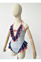 Girls' Swimsuit with Ruffles and Uv Protection - 4
