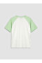 Text Printed Girls' T-Shirt - 3
