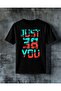 Just for You Typography Printed Oversize T-Shirt