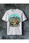 Carve the Rails Motorcycle Printed Oversize T-Shirt