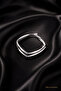 Luxury Steel Square Hoop Earrings - 2