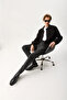 Men's Alfred Elastic Waist Trousers - Anthracite - 8