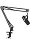 Apex Series Microphone Boom Arm TM-AP89-I - Dual 35cm+35cm Adjustable Arms, 180° Rotation