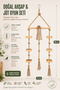 Parrot Play Track 80 cm Natural Wooden Bird Toy 8 mm Jute Rope - 2