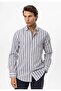 Slim Fit Striped Men's Shirt