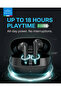 Orbit Pro TWS Earbuds Bluetooth 6.0 ANC ENC, Deep Bass Gaming Earphones, 18H Playtime, Touch Control, Sweatproof - Black - 5