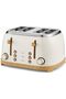4-Slice Toaster GBT36561UK-CR – Dual Controls, 6 Browning Settings, Defrost Function & Removable Crumb Trays