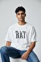 تيشيرت BAT بطباعة أمامية وخلفية