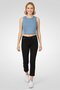 Women Skinny Fit Wash Stretchable Capri Denim, Black - 2