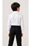 Boy's Long Sleeve White Shirt - 4