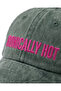 قبعة بيسبول مطرزة قابلة للغسل بتصميم ''IRONICALLY HOT'' - 3