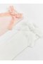 Baby Girl Knee-Length Socks 2-Pack (W4) - 2