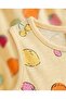 Yellow Crew Neck Girls' Dress - 4