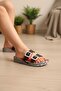 Children's Dynamic Daily Slippers with Double Buckles and Patterned Soles